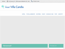 Tablet Screenshot of hotelvillacandia.it